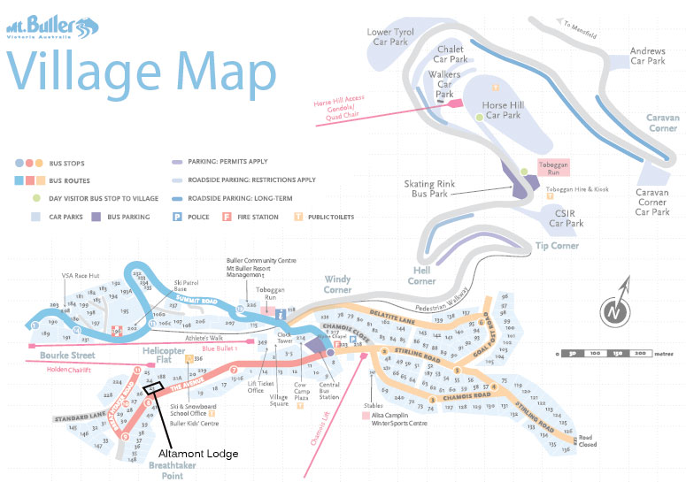 mt buller accommodation map Altamont Lodge Mt Buller Accommodation mt buller accommodation map